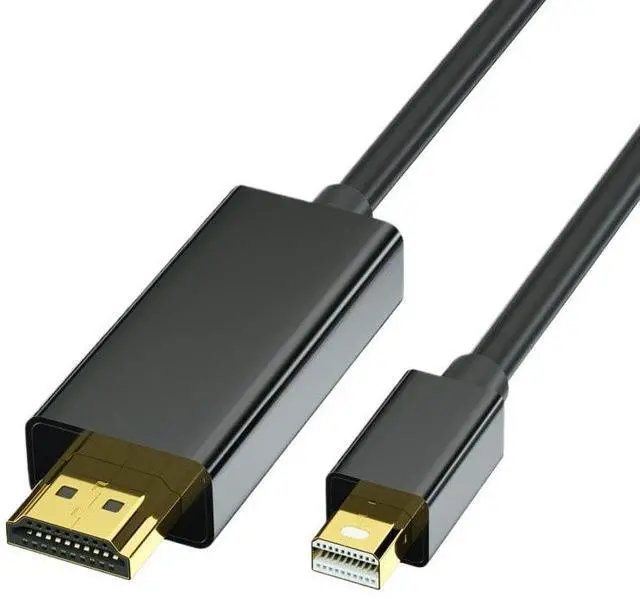 Main image of DIXSG Mini DP to HDMI 1080P Adapter Cable, UHD Converter for TV, Laptop, Computer, and Monitor