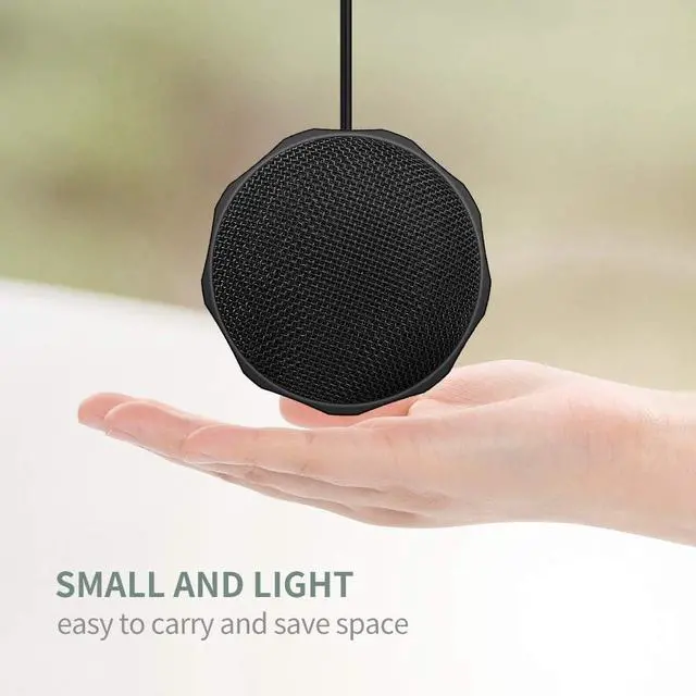 Alt view image 4 of 7 - DIXSG M1 USB Condenser Microphone, 360° Omnidirectional Desktop Mic for PC/Laptop, Conference Calls, Online Learning, Gaming, Podcasting & Recording