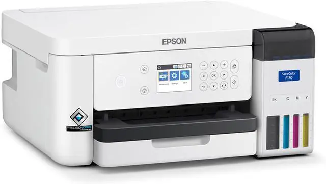 Alt view image 4 of 7 - Ennovor Epson SureColor F170 Dye-Sublimation Printer. Includes Full Set of Ink, User Guide, & AC Power Cable SCF170