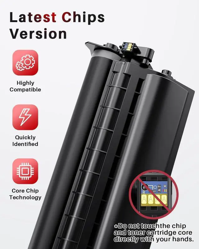 Alt view image 5 of 7 - Ennovor 138X Black Toner Cartridge (with CHIP) Replacement Compatible for 138X 138A W1380A W1380X High-Yield Toner Work with Laserjet Pro 3001dw 3001fdw MFP 3101fdw Printer ( 2-Black )
