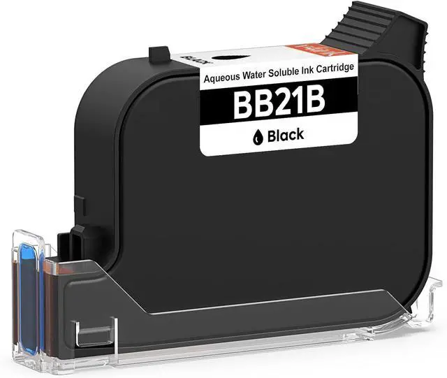 Main image of v4ink BB21B BENTSAI Original Aqueous Water Soluble Ink Cartridge Replacement for BENTSAI Handheld Inkjet Printer BT-HH6205B and BT-HH6205BL(Black, 1 Pack)