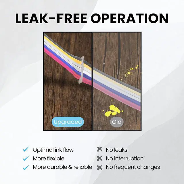 Alt view image 4 of 6 - Ennovor OFFNOVA CISS DTF White Ink Circulation System, Upgraded Extension CISS Ink Tube and Waste Ink Collector for ET8550 L805 DTF Printer, Black