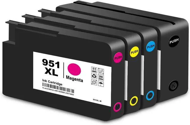 Main image of Ennovor 950XL 951XL Ink Cartridges Combo Pack Replacement for HP 950 951 XL HP950 HP951 XL for OfficeJet Pro 8100 8110 8600 8610 8615 8616 8620 8625 8630 8640 8660 251DW 276DW 271DW (BK C Y M 4Pack)