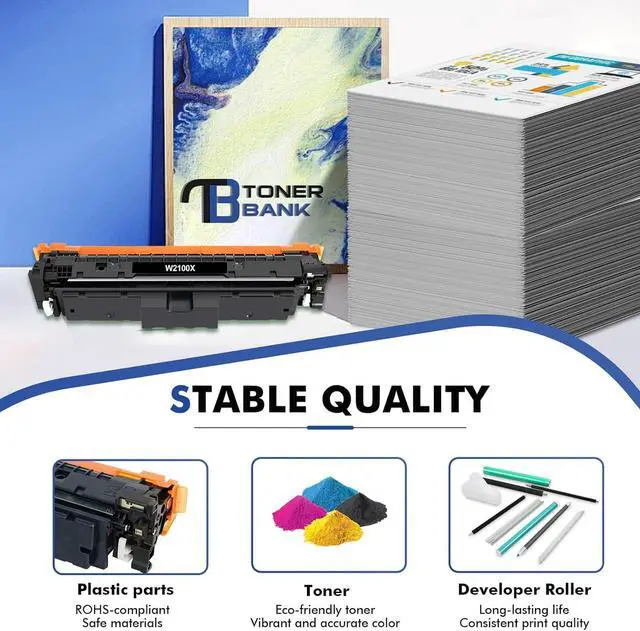 Alt view image 5 of 7 - Ennovor 210X Toner Cartridges Replacement for HP 210X 210A 210 Toner Cartridges 4 Pack High Yield for HP Color Pro MFP 4301fdw 4301fdn Pro 4201dw 4201dn Printer W2100X W2100A Ink (with Chip)