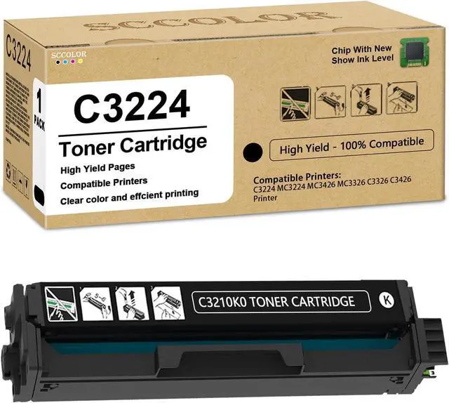 Main image of Ennovor C3224 MC3224 Black Toner Cartridge Set (2,500 Pages Black,Extra High Yield-1 Packs) C3210K0 Toner CartridgeCompatible for Lexmark C3224 MC3224 MC3426 MC3326 C3326 C3426 Printer