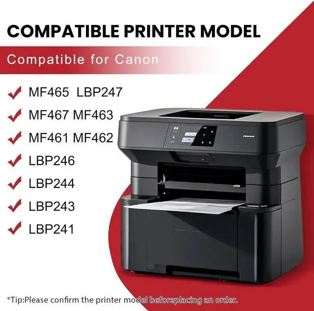 Alt view image 2 of 6 - Ennovor Compatible 070 Black Toner Cartridge CRG070 CRG-070 Toner Cartridge Compatible for Canon imageCLASS MF465dw MF462dw LBP247dw LBP247dw Printers (2,900 Pages 2 Pack)