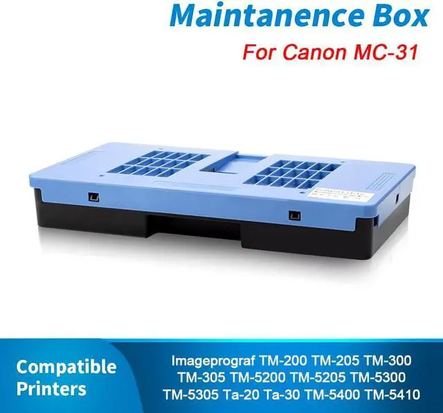 Alt view image 2 of 4 - Ennovor MC-31 Maintenance Cartridge Replacement for Canon Imageprograf TM-200 TM-205 TM-300 TM-305 TM-5200 TM-5205 TM-5300 TM-5305 Ta-20 Ta-30 Printers