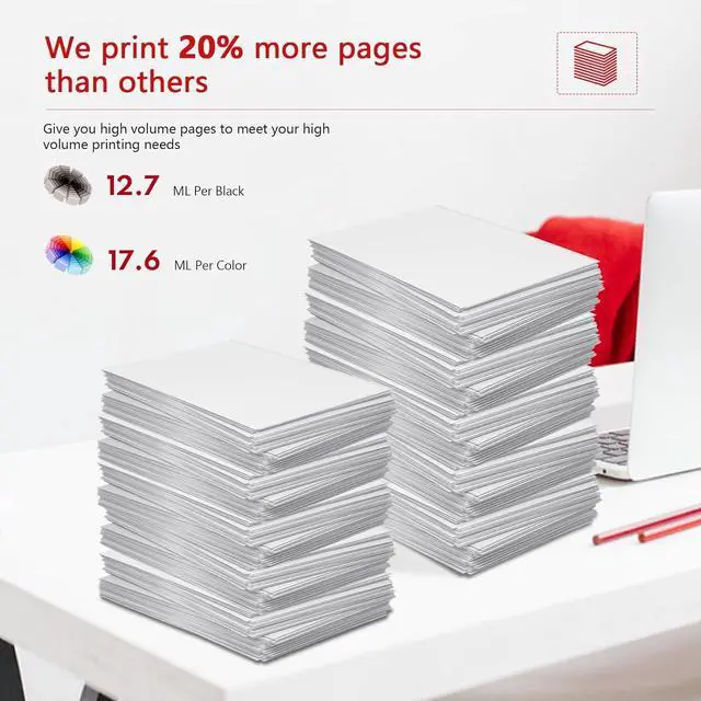 Alt view image 3 of 6 - PG-285 XL Black/CL-286 XL Color Ink Cartridges 3-Pack (2 Black, 1 Tri-Color) PG-285XL CL-286XL Ink Replacement for Canon PIXMA TS7720 and TR7820 Printer