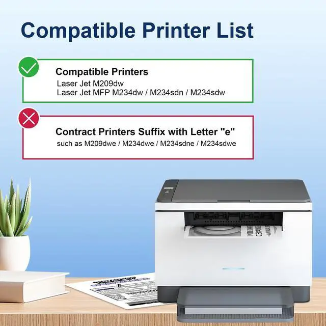 Alt view image 2 of 7 - Ennovor 134A Black Toner Cartridge (with Chip) Replacement for HP 134A W1340A 134X W1340X Toner Cartridges Compatible with Laser Jet M209dw MFP M234dw M234sdn M234sdw Printer (2 Pack)
