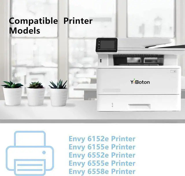 Alt view image 2 of 6 - Ennovor High Yield 68 Black Ink Cartridges 7FP21TN Compatible for HP 68 68XL Ink for Envy 6152e 6155e 6552e 6555e 6558e Printer (2-Pack Black)