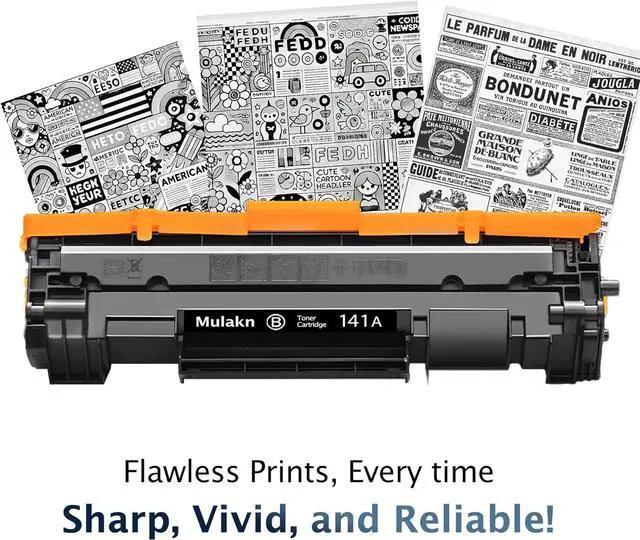 Alt view image 4 of 5 - Ennovor 141A for HP 141A Black Toner Cartridge Works with HP Laserjet M110 MFP M139 M140 W1410A NOT for Models Ending with e , + Printer (2PK 141A Toner)