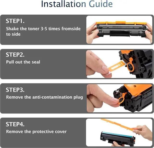 Alt view image 5 of 5 - Ennovor 141A for HP 141A Black Toner Cartridge Works with HP Laserjet M110 MFP M139 M140 W1410A NOT for Models Ending with e , + Printer (2PK 141A Toner)