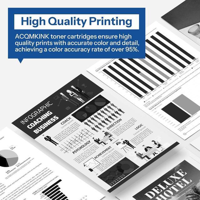 Alt view image 4 of 7 - Ennovor TN433BK TN433 High Yield Black Toner Cartridge Replacement for Brother TN-433 TN-433BK MFC-L8900Cdw HL-L8360Cdw HL-L8260Cdw Printer, TN4332PK