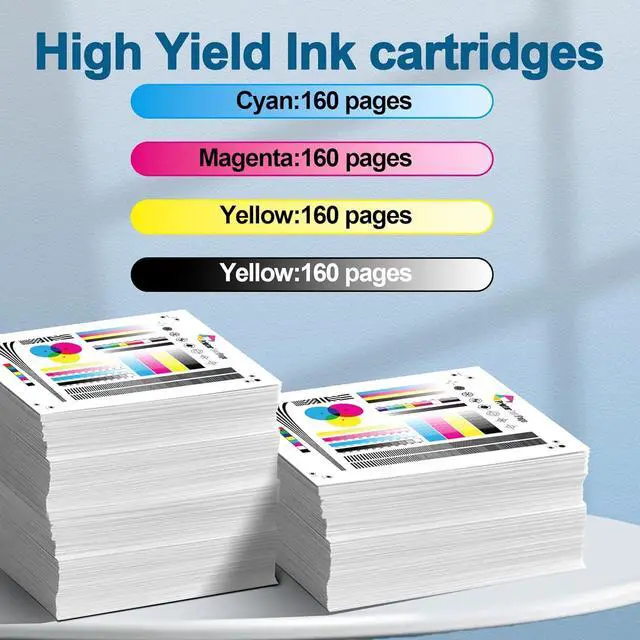 Alt view image 3 of 5 - Ennovor 68 Tri-Color Ink Cartridge Combo Pack Compatible for HP 68 Ink Replacement for Envy 6152e 6155e 6552e 6555e 6558e Printer (1 Tri-Color)