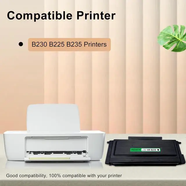 Alt view image 2 of 6 - Ennovor B230 B225 B235 Black Toner Cartridge with New Chip High Capacity 1-Pack Replacement for 006R04400 006R04401 Toner Compatible for Xerox B230 B225 B235 Printers (3,000 Pages)