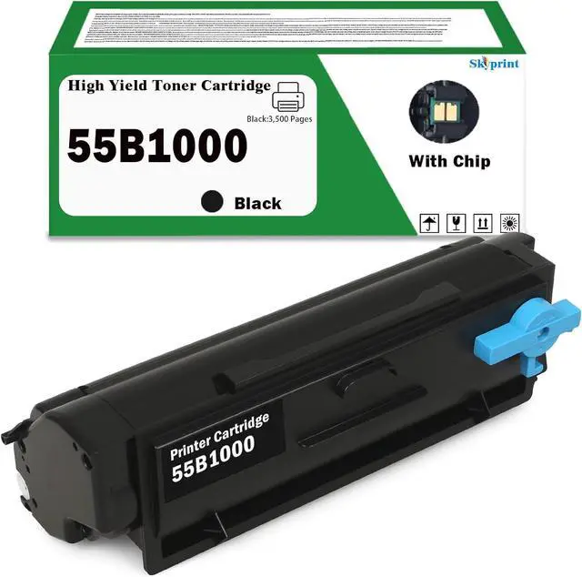 Main image of Ennovor 55B1000 Black Toner Cartridge with Chip Compatible Lexmark 55B1000 Toner Use for Lexmark MS331 MS431 MX331 MX431 MX432 MS331dn MS431dn MS431dw MX331adn MX431adn MX431adw MX432adwe Printer Ink