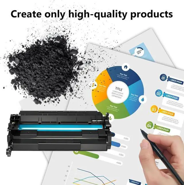 Alt view image 5 of 6 - Ennovor 26A Toner Cartridge 2-Pack Compatible 26A CF226A Black Toner Cartridge Raplacement for HP 26A CF226A use with M402n MFP M426fdw M402dn M402 M402dw M402dne M426fdn M426 M426dw Printer