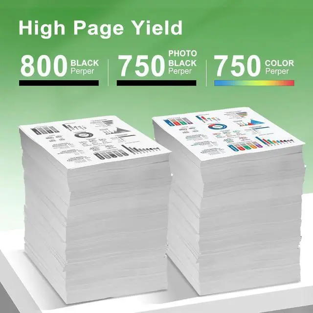 Alt view image 3 of 7 - Ennovor Compatible 564XL Ink Cartridge Replacement for HP 564 XL 564XL High Yield 5 Combo Pack (BK/PBK/C/M/Y) for DeskJet 3520 3522 Photosmart 7520 6520 5520 7525 5514 7510 OfficeJet 4620 Printers