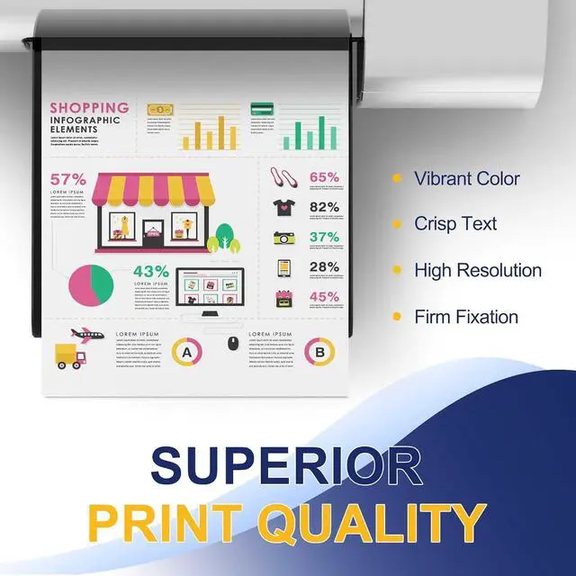 Alt view image 5 of 6 - Ennovor 312A Toner Cartridges 4 Pack High Yield Replacement for HP 312A Toner CF380A CF381A CF382A CF383A for Color Pro MFP M476dw M476dn M476nw Printer Ink with Chip | Black Cyan Magenta Yellow