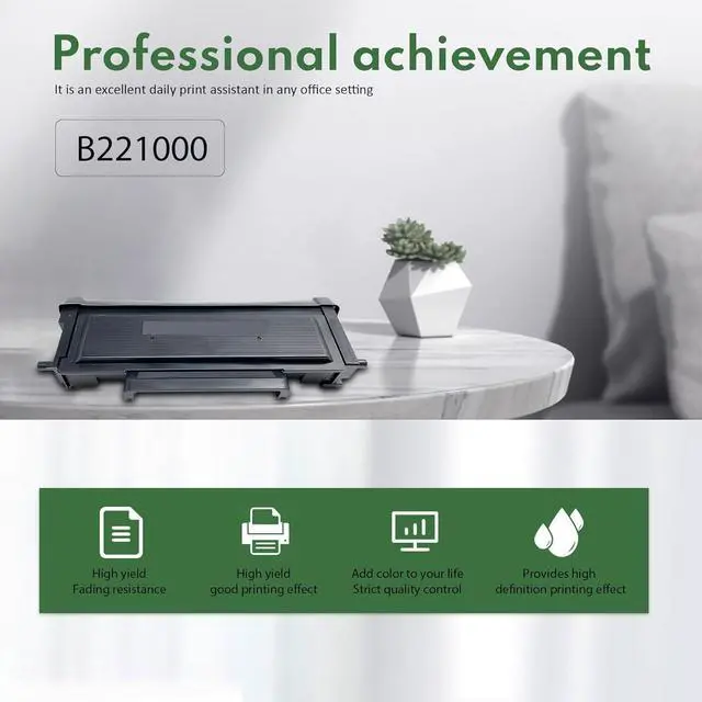 Alt view image 5 of 6 - Ennovor B221000 Black Toner Cartridge B/MB2236 Replacement for Lexmark B221000 Toner Cartridge for B2236, MB2236 Series Printer [1,500 Pages]