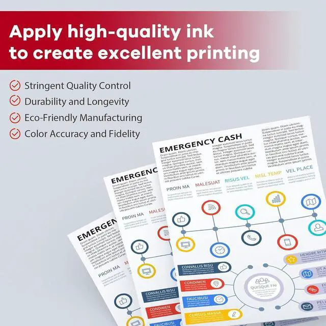 Alt view image 5 of 7 - CLI-65 8-Color Ink Value Pack Replacement for Canon CLI65 CLI 65 Ink Cartridge for CLI-65 Ink Cartridges for PIXMA PRO-200 PRO-200S Printer (8-Pack, BK, C, M, Y, PM, PC, GY, LGY)