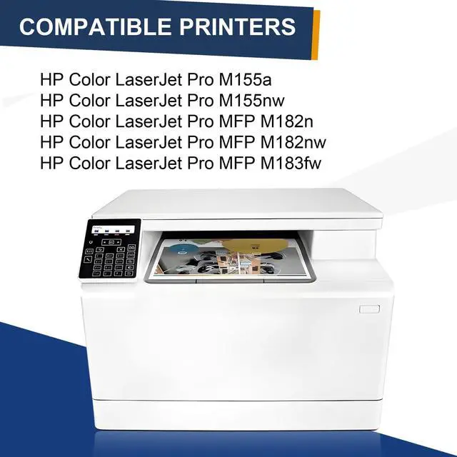 Alt view image 2 of 7 - Ennovor 215A Toner Cartridges Black(with Chip) Compatible with 215A Toner Cartridges W2310A for Color Pro MFP M182nw M183fw M182 M183 M155 Printers (2 Pack, Black)
