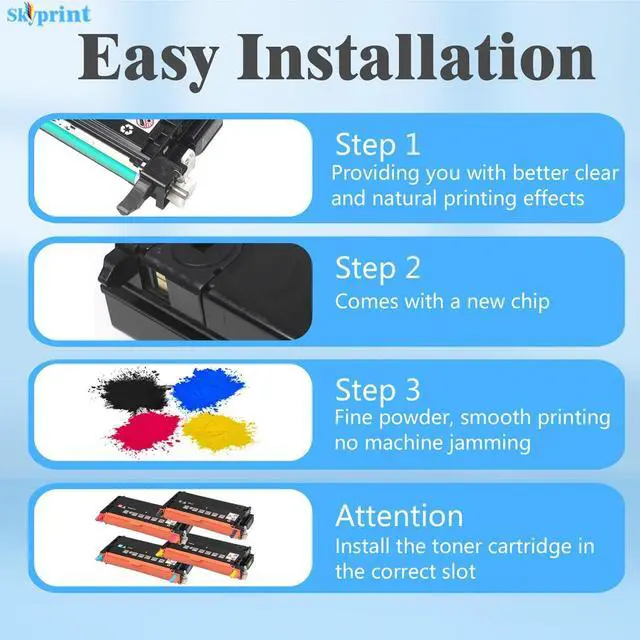 Alt view image 4 of 6 - Ennovor 3130 Black Toner Cartridge H516C Compatible with Dell 3130 3130CN 3130CND Printers 9,000 Pages