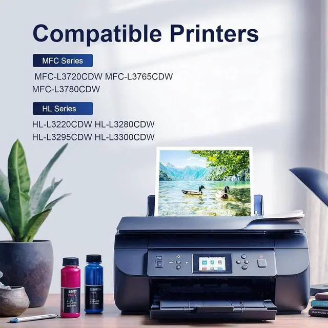 Alt view image 2 of 7 - Ennovor TN229 Magenta Toner MFC-L3780CDW MFC-L3720CDW Toner Cartridges Compatible Replacement for Brother TN229 TN229XLM Toner for HL-L3280CDW HL-L3220CDW HL-L3300CDW HL-L3295CDW Printer (1 Pack)
