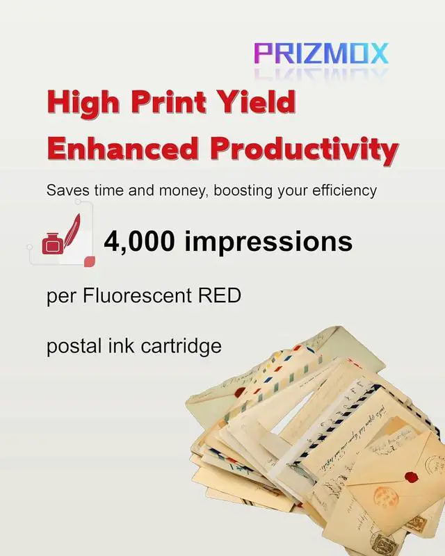 Alt view image 4 of 6 - Ennovor PIC10 Ink Cartridge Compatible for FP PIC 10 PostBase 20 Ink #58.0052.3038.00 for Insight i2,i3,20,30,40,65,85 Postage Machines (2-Pack)