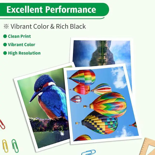 Alt view image 7 of 7 - 4 Pack Ink Bottle GT52 M,C,Y GT53 Enhanced BK (300ml Total) Compatible for HP GT 5810/5820 / 5800/315 All-in-One Deskjet Series Models (M0H54AL M0H55AL M0H56AL 1VV22AL) GT53 Replaces GT51 & GT51XL