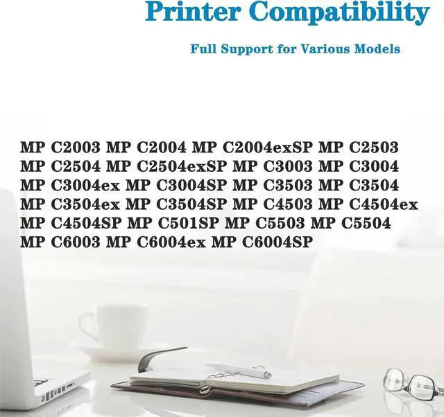 Alt view image 2 of 6 - Ennovor MP C6003 416890 Waste Toner Bottle Compatible for Ricoh MP C2003 C2004 C2503 C2504 C3003 C3004 C3503 C3504 C4503 C4504 C5503 C5504 MP C6003 C6004 Printer 1Pack