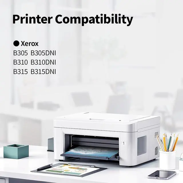 Alt view image 2 of 7 - Ennovor B305 B310 B315 Toner Cartridge High Yield (8,000 Pages) Replacement for Xerox 006R04377 B305 B310 B315 Toner Cartridges for B305DNI B310DNI B315DNI Printer Ink (1-Pack, with Chip)