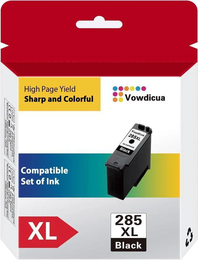 Main image of PG-285 XL Black Ink Cartridges 1-Pack Black PG-285XL Ink Replacement for Canon PIXMA TS7720 and TR7820 Printer