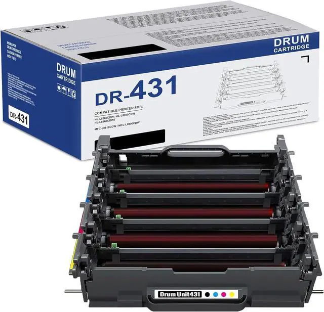 Main image of Ennovor DR-431CL DR431CL Drum Unit Replacement for Brother DR431 CL Drum Unit HL-L8260CDW HL-L8360CDW HL-L8360CDWT MFC-L8610CDW MFC-L8900CDW Printer, DR431CL Drum Up to 31,000 Pages (Only Drum)