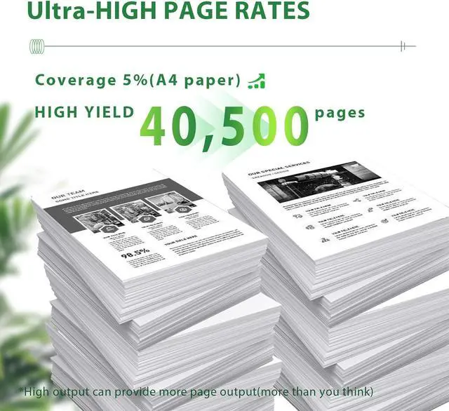 Alt view image 3 of 5 - Ennovor MX-500NT Toner Cartridge Compatible for Sharp MX-500NT for MX-M283N MX-M363N MX-M363U MX-M453N MX-M453U MX-M503N MX-M503U Printer(2 Pack,40,500 Pages)