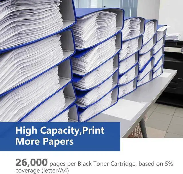 Alt view image 3 of 7 - Ennovor 37X CF237X Toner Cartridge Replacement for HP 37X Black High Yield Toner Cartridge Works with Enterprise M608, M609 Series,Enterprise MFP M631, M632, M633 Series(2-Pack)