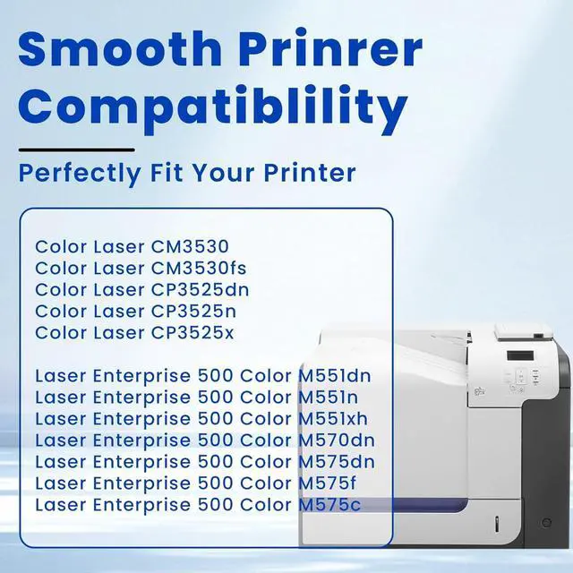 Alt view image 2 of 7 - Ennovor CF081-67904 Transfer Belt Kit Compatible for HP Color Laser CM3530 CP3525 M551 M570 M575 Series Printer Includes Intermediate Transfer Belt Assembly