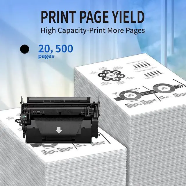 Alt view image 3 of 5 - T06 Black Toner Cartridge Compatible Canon 3526C001AA Toner Replacement for Canon ImageRUNNER 1643 1643i 1643iF 1643P Printer(1-Pack)