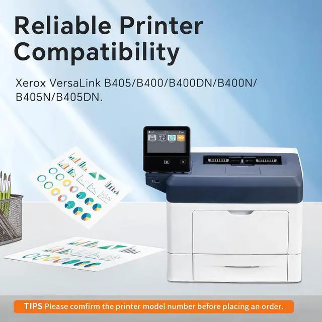 Alt view image 2 of 6 - VersaLink B400/B405 Drum Cartridge - 1 Pack 101R00554 Drum Unit Replacement for Xerox VersaLink B405 B400 B400DN B400N B405DN Printer, Black (NO Toner)