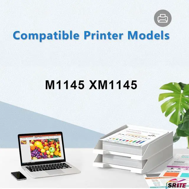 Alt view image 2 of 6 - Ennovor 24B6035 Black Toner Cartridge High Yield 16,000 Pages Compatble with Lexmark 24B6035 Toner Replacement for Lexmark M1145 XM1145 Printers (1-Pack)