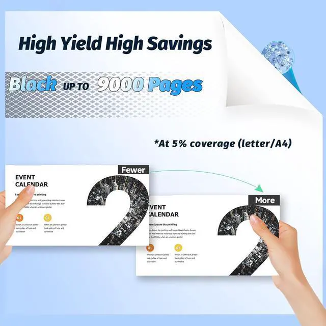 Alt view image 3 of 7 - Ennovor Compatible for Brother MFC-L5700DW MFC-L5705DW MFC-L5800DW MFC-L5850DW MFC-L5900DW Printers Toner Cartridges, TN850 Toner Cartridges, High Yield 9000 Pages (Black)