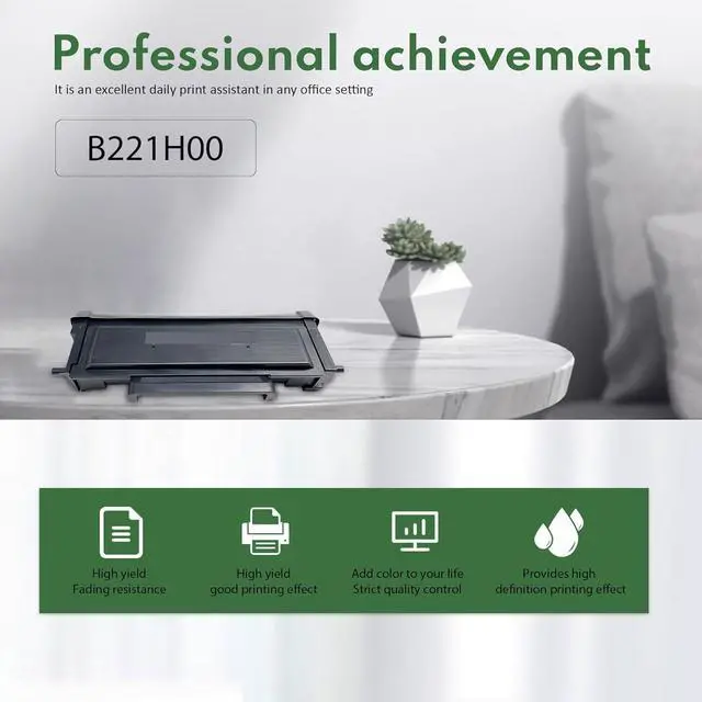 Alt view image 5 of 6 - Ennovor B221H00 Black High Yield Toner Cartridge B/MB2236 Replacement for Lexmark B221H00 Toner Cartridge for B2236, MB2236 Series Printer [3,500 Pages]