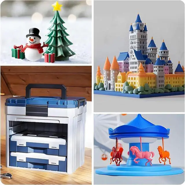 Alt view image 3 of 5 - Ennovor 3D CFS Kit Unlock Multi Color Printing Compatible for Creality K1 Max, K1C, K1, K1 SE 3D Printers(US Plug)