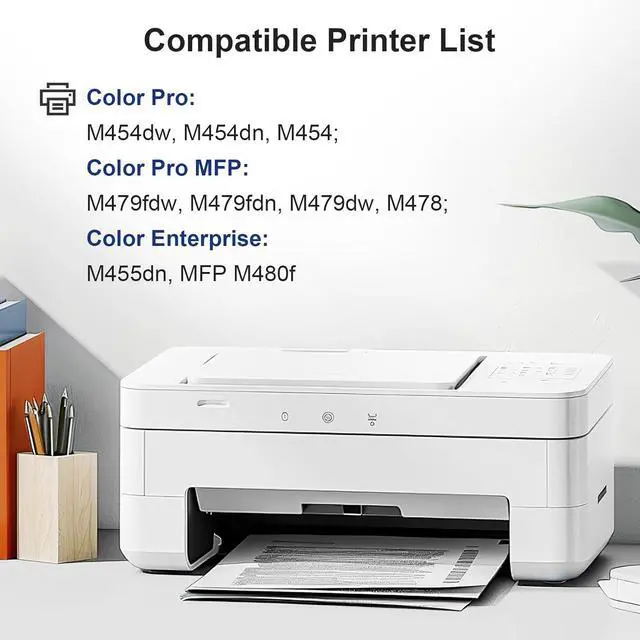 Alt view image 2 of 7 - Ennovor 414A Toner Cartridges with Chip and Upgrade Device Compatible Toner Cartridge for HP 414A 414X W2020A Work with HP Color Pro MFP M479fdw M479fdn M454dw M454dn Printer Ink (2 Black)