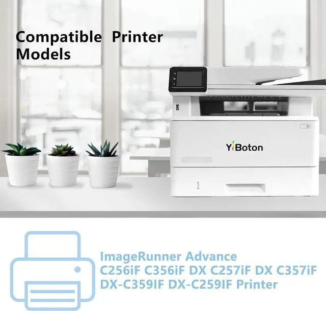Alt view image 3 of 6 - Ennovor GPR58 GPR-58 XL Black Toner Cartridge Compatible for Canon ImageRunner Advance C256 C256iF C257 C257iF C356 C356iF C357 C357iF Printers (1 Pack)