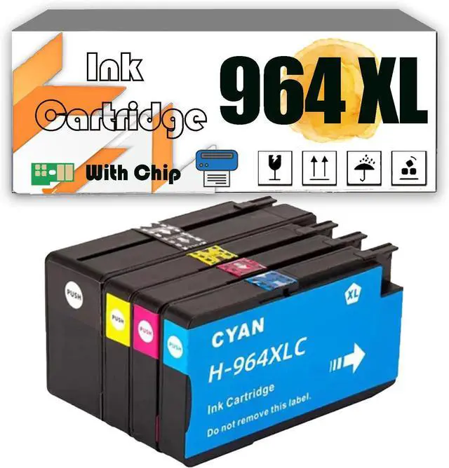 Main image of Ennovor 964XL 964 XL Ink Cartridges Compatible for HP OfficeJet Pro 9020 9025 9010 9015 Printers 1 Set