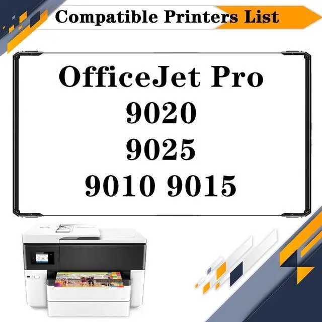 Alt view image 2 of 7 - Ennovor 964XL 964 XL Ink Cartridges Compatible for HP OfficeJet Pro 9020 9025 9010 9015 Printers 1 Set