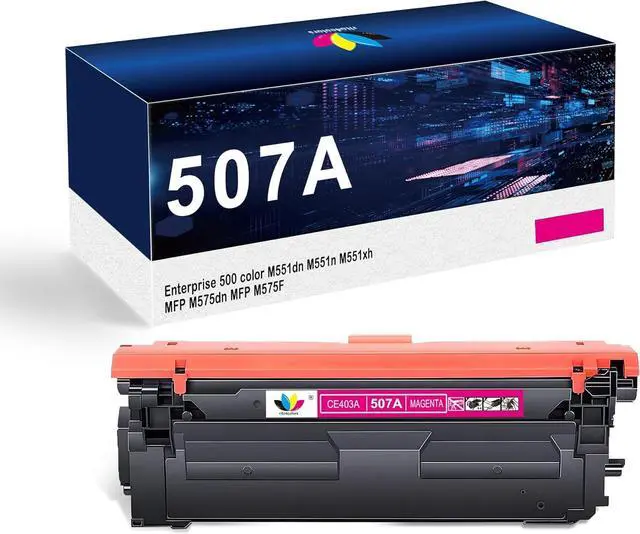 Main image of Ennovor 507A Magenta Toner Cartridge Compatible for 507A CE403A for Color HP Laserjet Enterprise 500 Color M551,HP Laserjet Enterprise 500 Color MFP M575, HP Laserjet Pro 500 Color MFP M570 Series