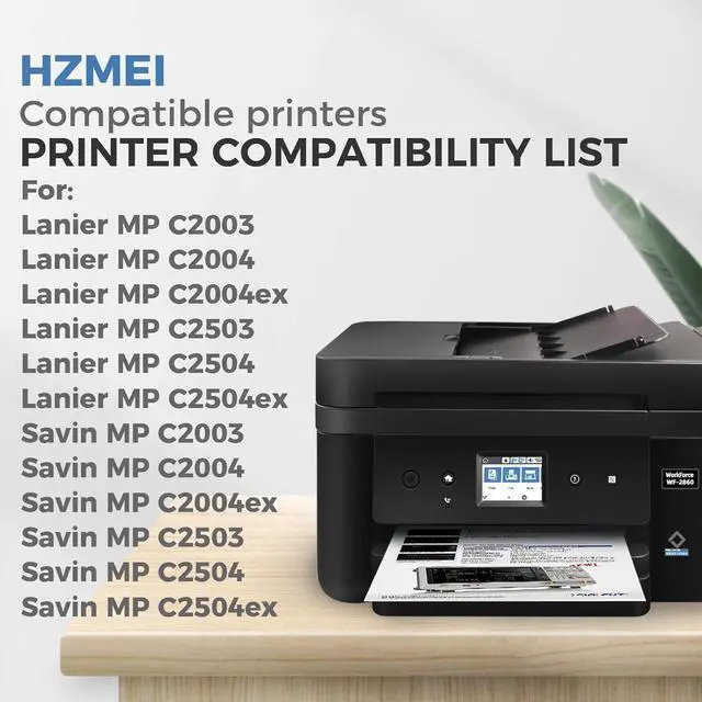 Alt view image 2 of 7 - Ennovor MP C2503 MP C2003 Toner Cartridge High Yield 841918 841919 841920 841921 Toner Compatible with Ricoh Lanier Savin Aficio MP C2003 MP C2503 MP C2504 MP C2004 Series Printers