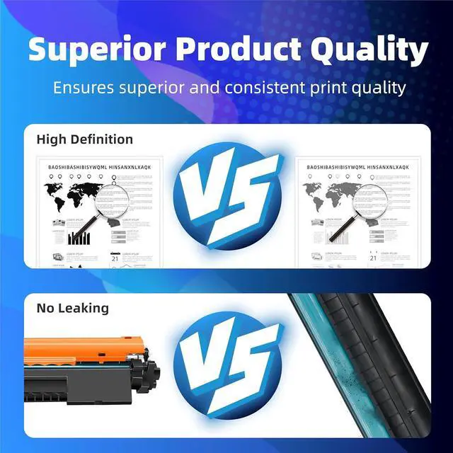 Alt view image 5 of 7 - Ennovor 210A Toner Cartridges Set Compatible with HP 210X 210A Toner Work with HP Color Laserjet Pro MFP 4301fdw 4301fdn Pro 4201dw 4201dn Series Printer (4 Pack)